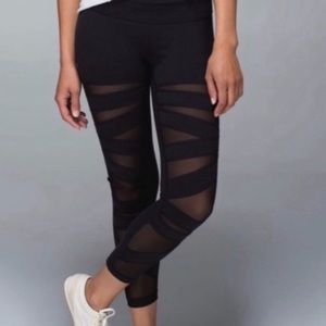 Lululemon hi rise wunder under bandage leggings
